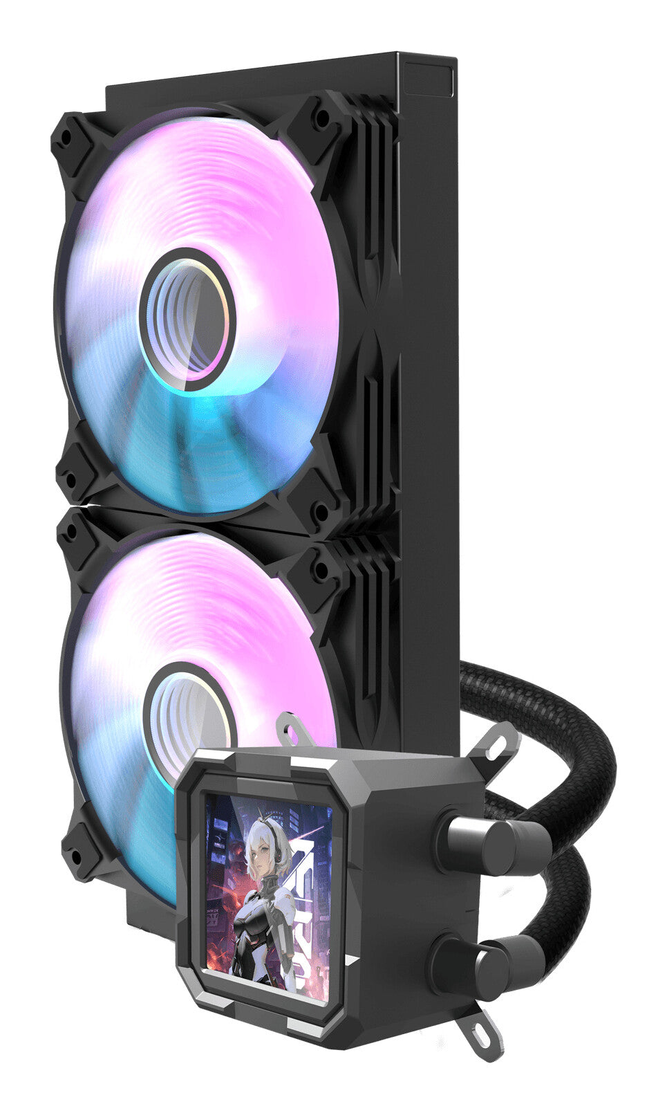 darkFlash DV240S Processor Alt-i-en væskekøler 12 cm Sort 1 stk