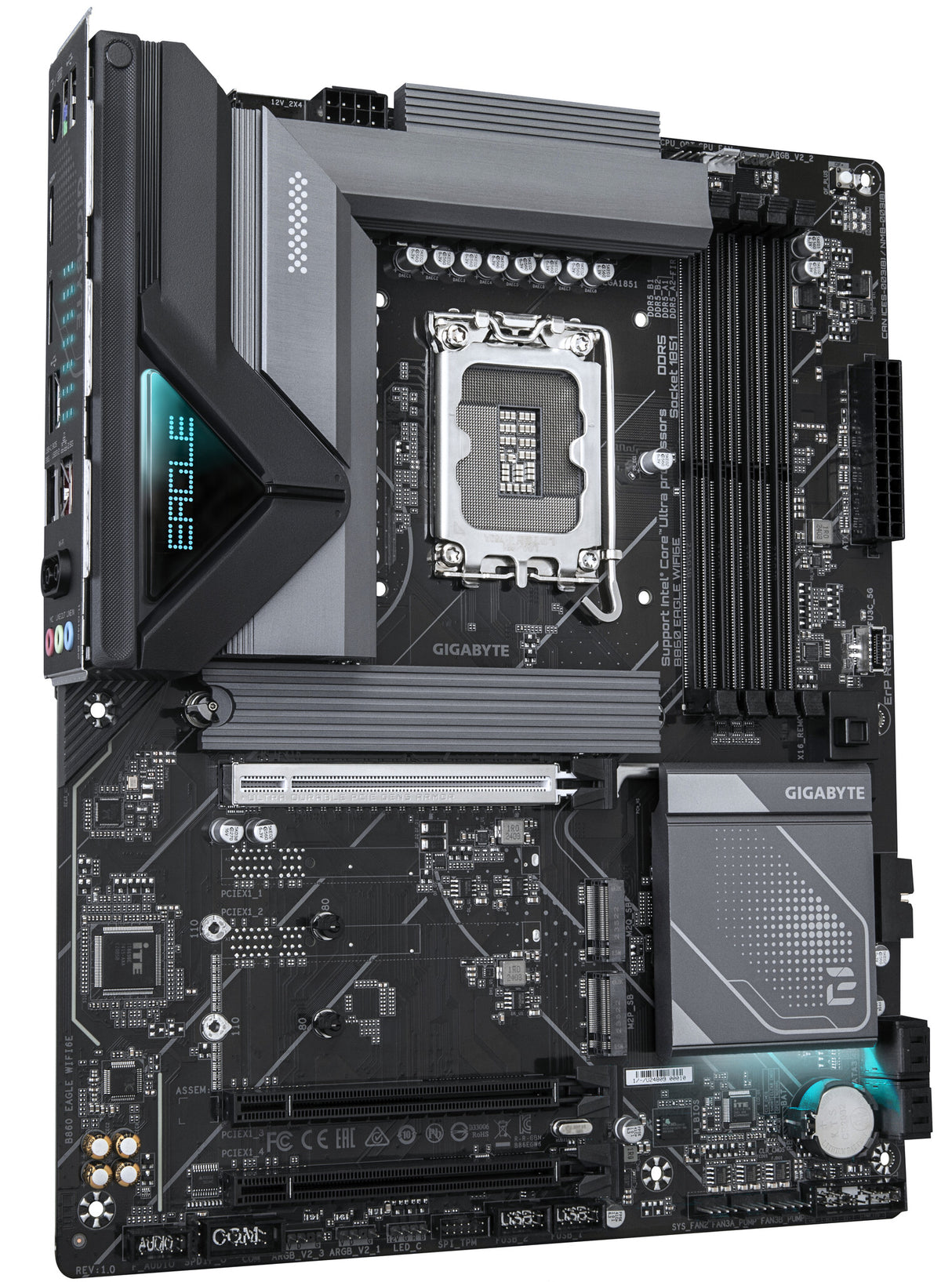 GIGABYTE B860 EAGLE WIFI6E bundkort Intel B860 LGA 1851 (Socket V1) ATX