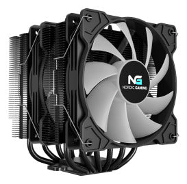 Nordic Gaming AC200 Processor-køler 2-pack Sort 120 mm