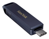SanDisk Phone Drive 128GB USB-C / Apple Lightning USB stick Blå