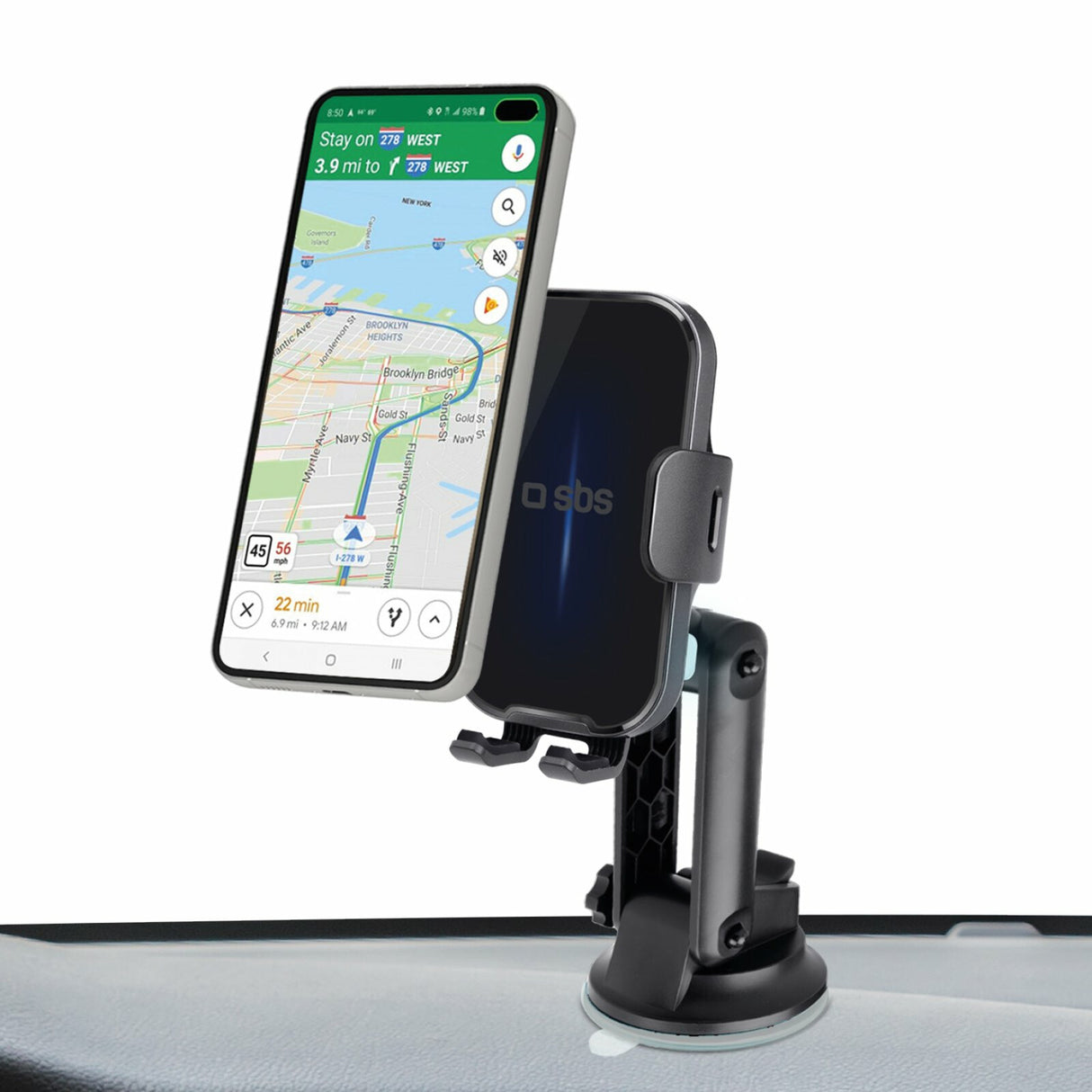 SBS TESUPEXTWIR15W holder Aktiv holder Mobiltelefon/Smartphone Sort