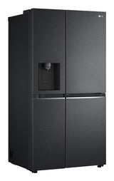 LG GSJV70MCLE side-by-side køle-fryseskab Fritstående 635 L Sort
