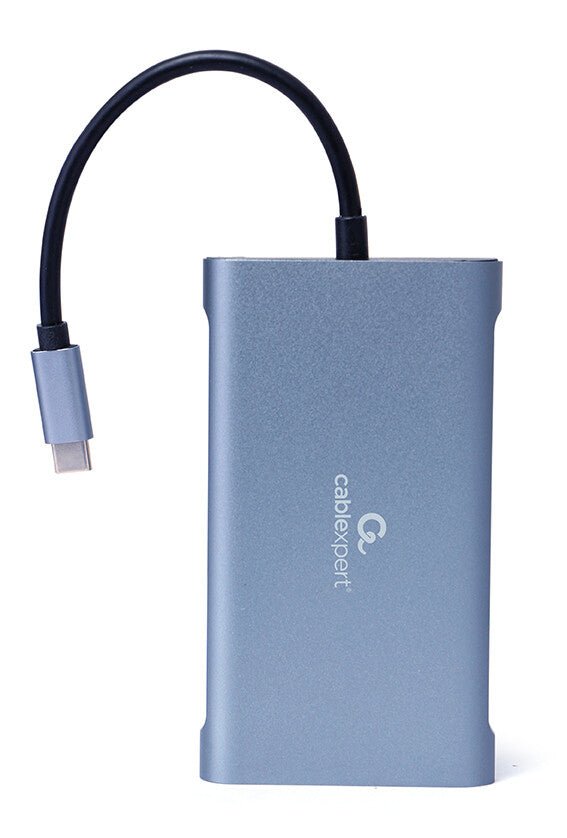 Gembird A-CM-COMBO7-01 dockingstation USB 3.2 Gen 1 (3.1 Gen 1) Type-A Grå