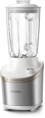 Philips 7000 series HR3760/01 blender 2 L Bordplade blender 1500 W Rustfrit stål, Hvid