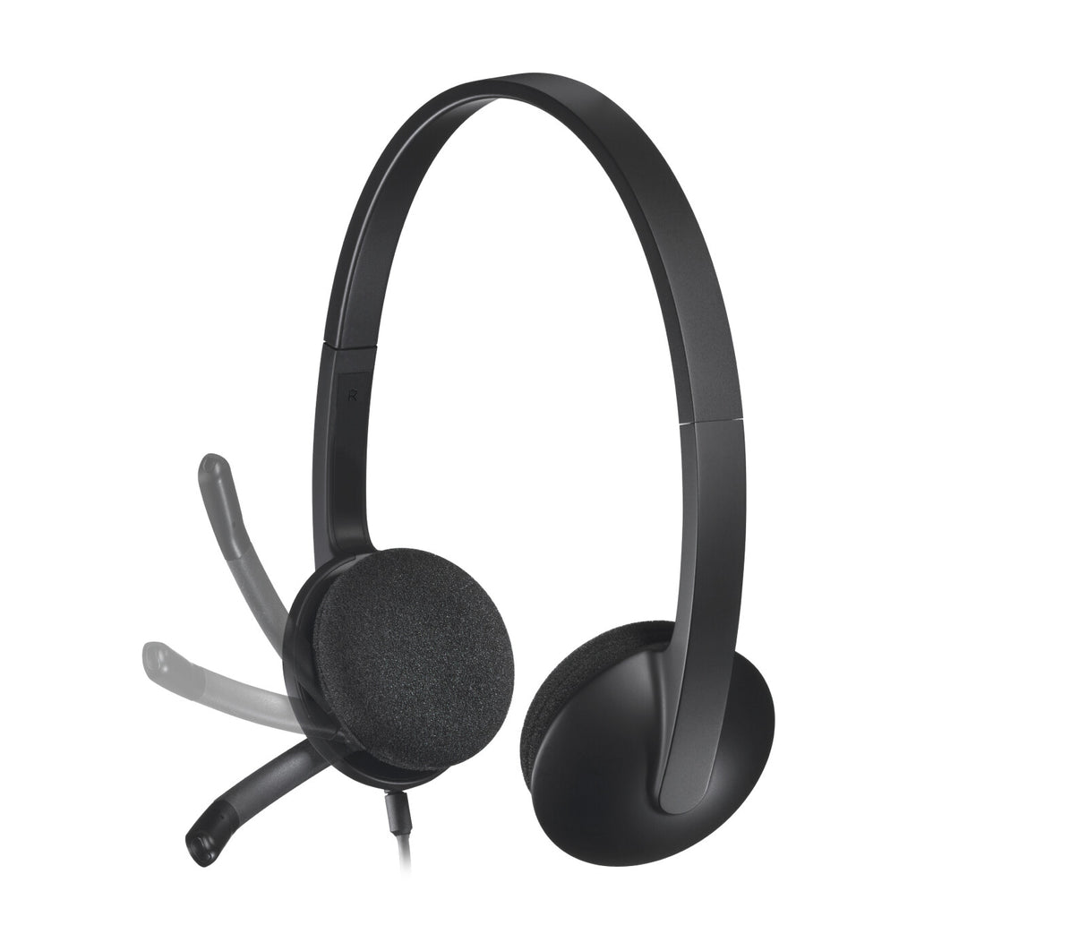 Logitech 981-000475 hovedtelefoner/headset Ledningsført Kontor/Callcenter USB Type-A Sort