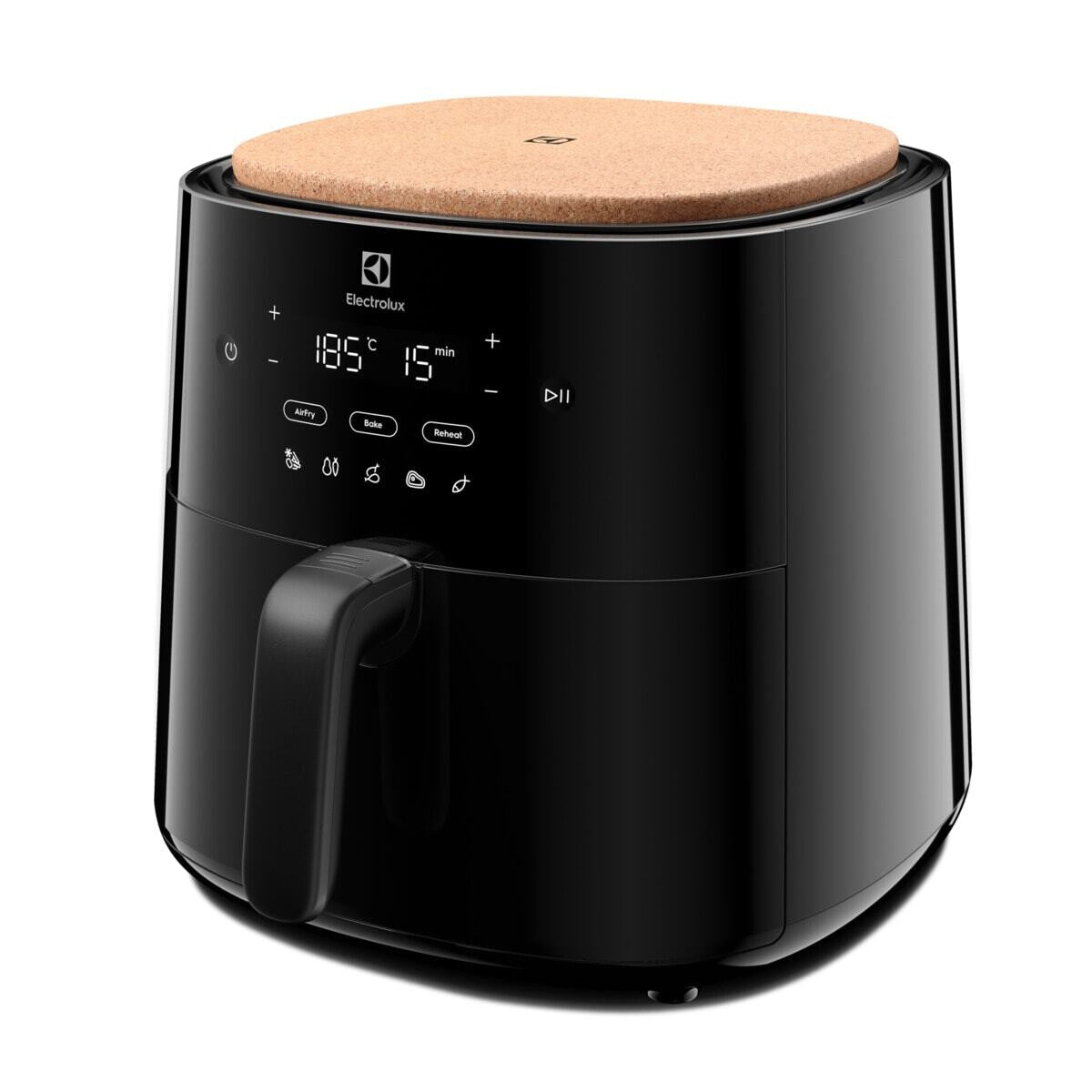 Electrolux EAF5B Enkelt 5 L Enkeltstående 1500 W Varmluftsteger Sort