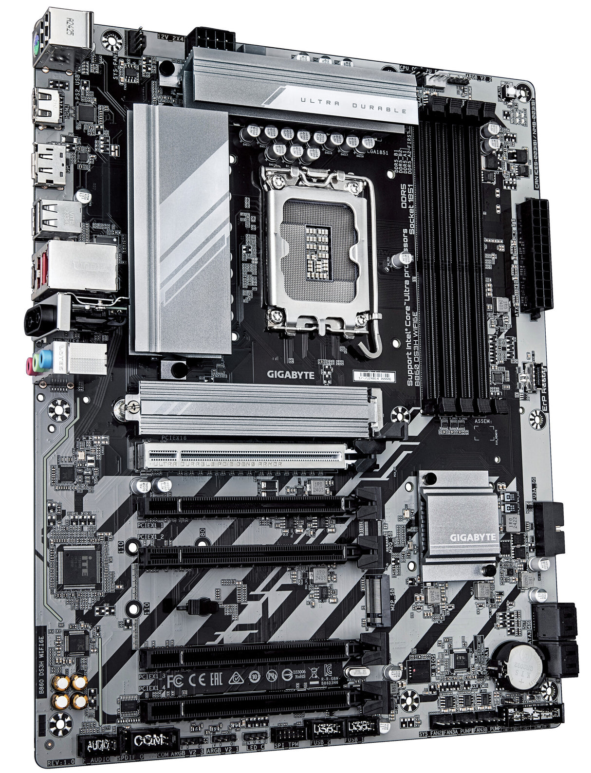 GIGABYTE B860 DS3H WIFI6E bundkort Intel B860 LGA 1851 (Socket V1) ATX