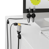Goobay Kabelholdere 5 stk (black)