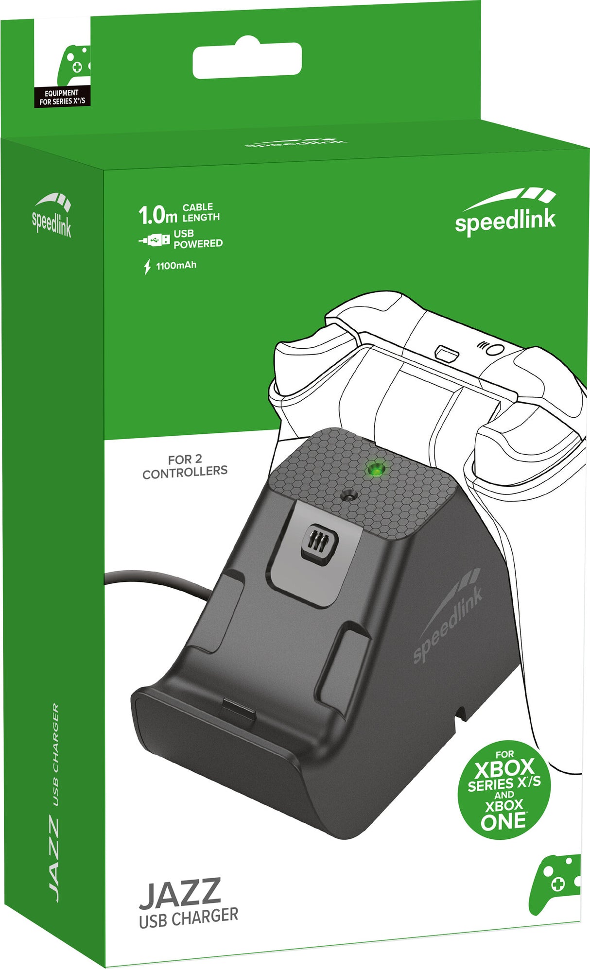 SPEEDLINK JAZZ Spillekontroller Sort USB