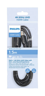 Philips SWV5510/00 HDMI-kabel 1,5 m HDMI Type A (Standard) Sort