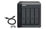 QNAP TR-004 drevkabinet HDD/SSD kabinet Sort 2.5/3.5"