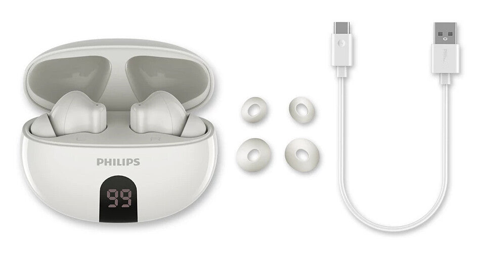 Philips TAT2520WT/00 hovedtelefoner/headset Trådløs I ørerne Opkald/musik Bluetooth Hvid