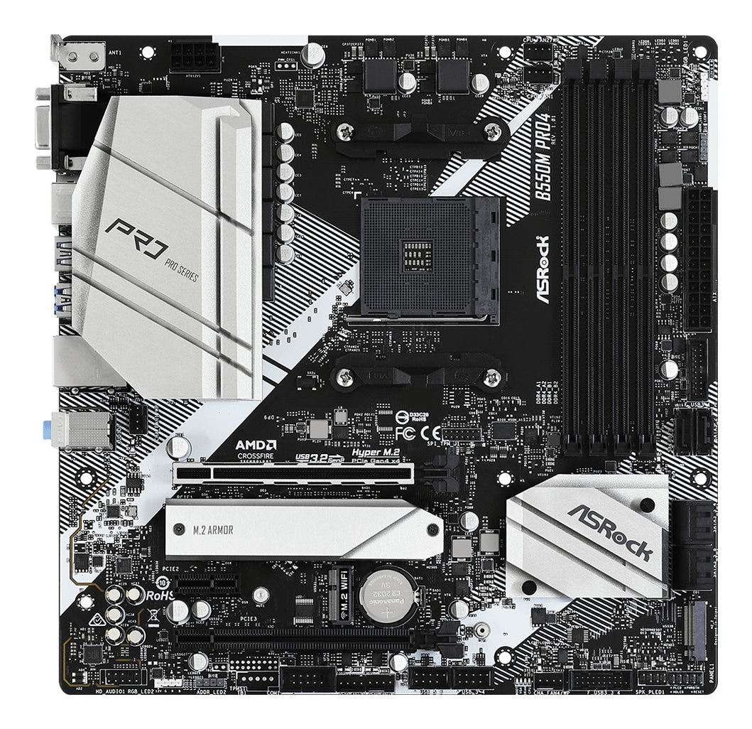 ASRock B550M Pro4 Micro-ATX AM4 AMD B550