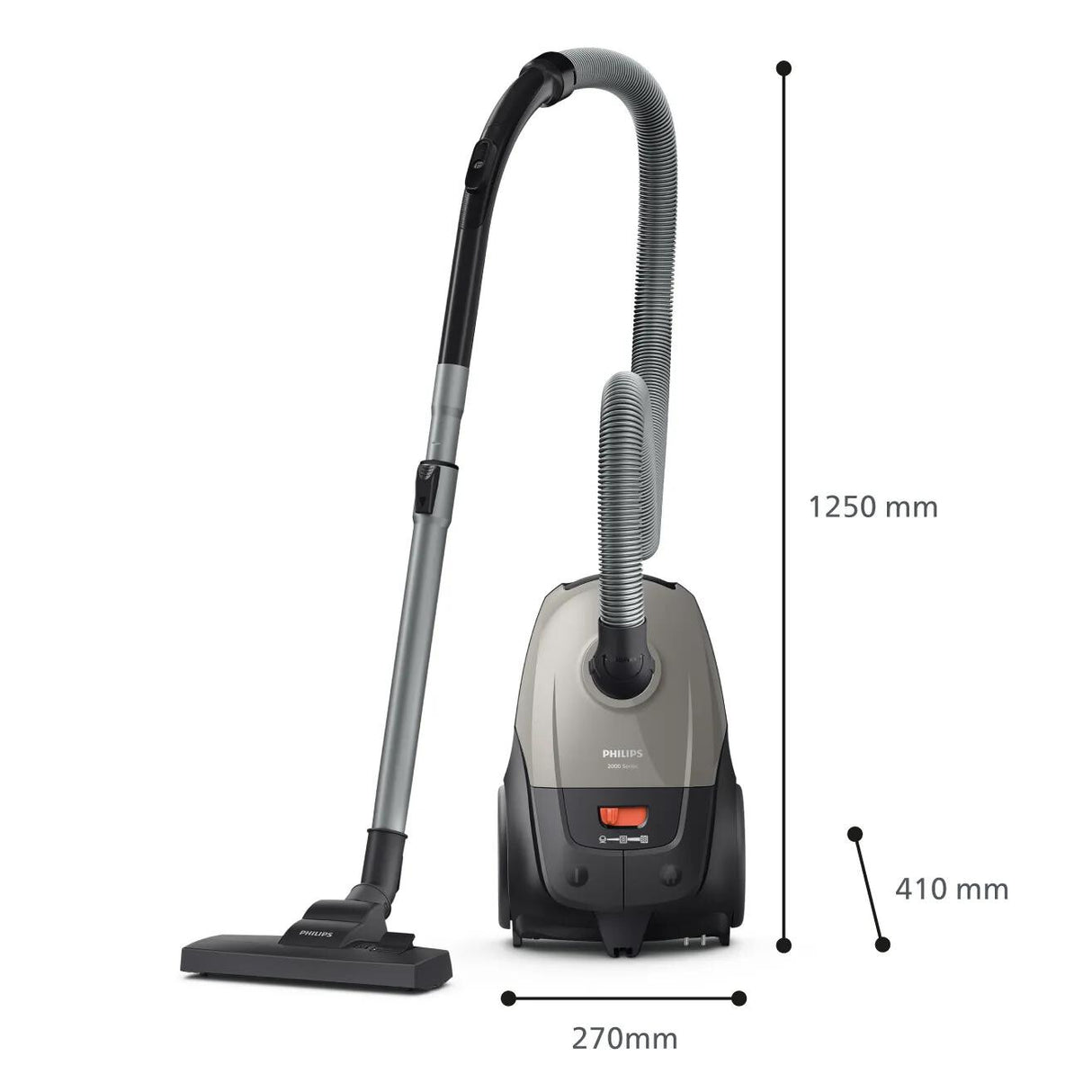Philips 2000 series XD2152/12 støvsuger 3 L Beholder vakuum Dry 850 W Støvpose