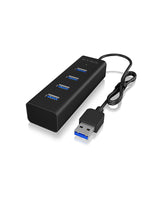 ICY BOX IB-HUB1409-U3 USB 3.2 Gen 1 (3.1 Gen 1) Type-A 5000 Mbit/s Sort