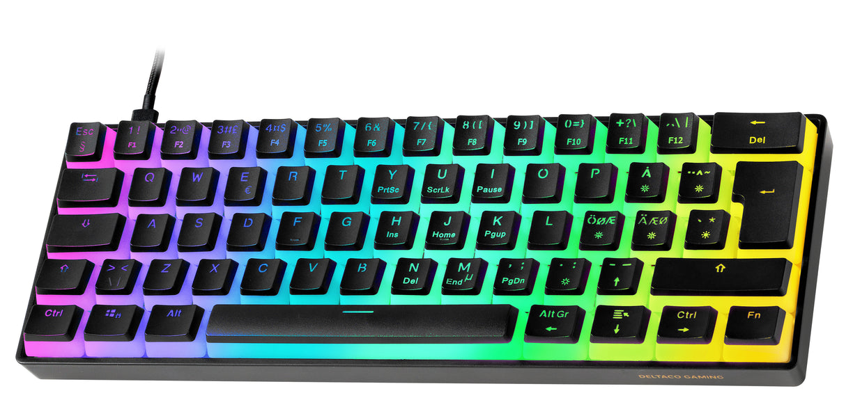 Deltaco Gaming DK475 60% mechanical keyboard, black