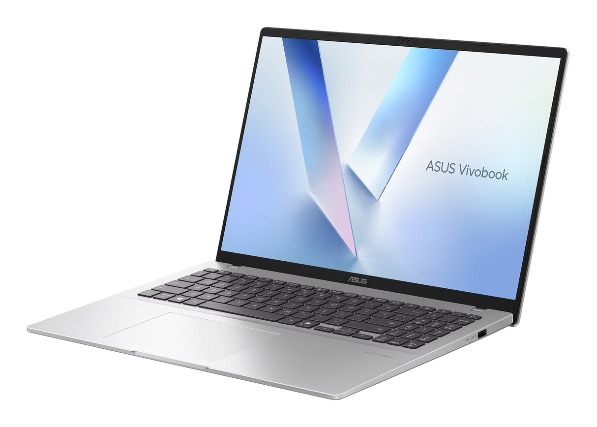 ASUS Vivobook 16 M1607KA-MB186W Copilot+ PC AMD Ryzen AI 5 330 Laptop 40,6 cm (16") WUXGA 16 GB DDR5-SDRAM 512 GB SSD Wi-Fi 6 (802.11ax) Windows 11 Home Sølv