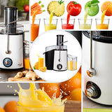 Adler AD 4128 citruspresser og juicemaskine Frugtpresser 1000 W Sort, Hvid