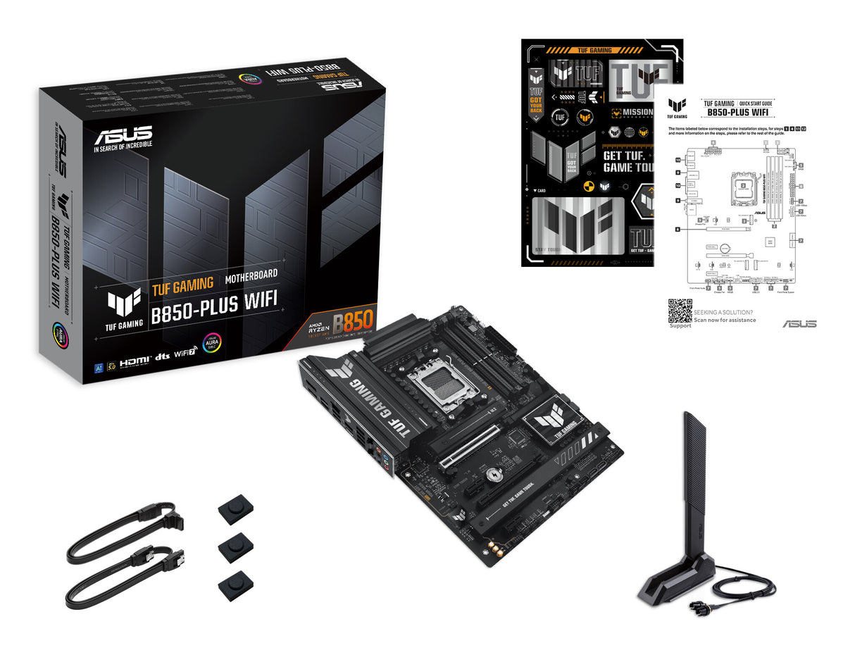 ASUS TUF GAMING B850-PLUS WIFI AMD B850 Sokkel AM5 ATX