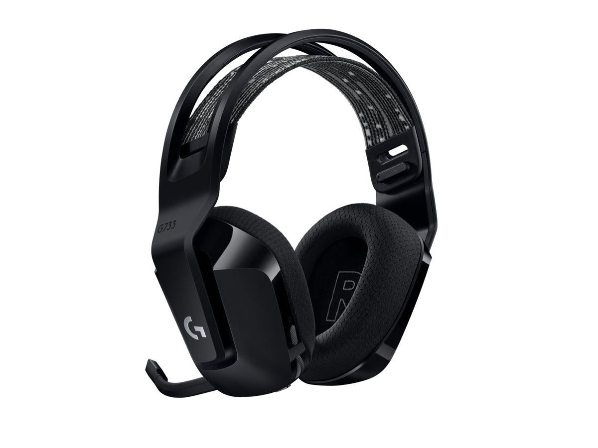 Logitech G G733 LIGHTSPEED Wireless RGB Gaming Headset Trådløs Høretelefoner Sort