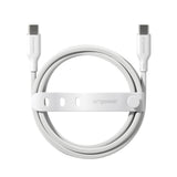 PanzerGlass empower™ by ® Racing 240W USB-C to USB-C Kabel | USB 2.0 | 1.2M | Silver White