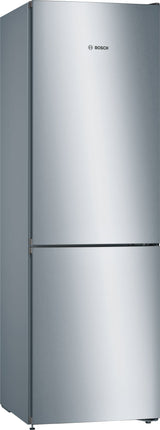 Bosch Serie 4 KGN36VLED køle-/fryseskab Fritstående 326 L Rustfrit stål