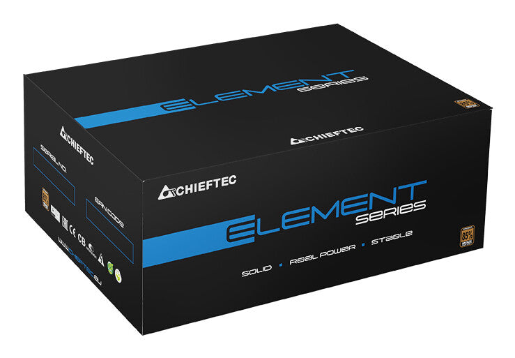 Chieftec ELP-700S enhed til strømforsyning 700 W 20+4 pin ATX PS/2 Sort