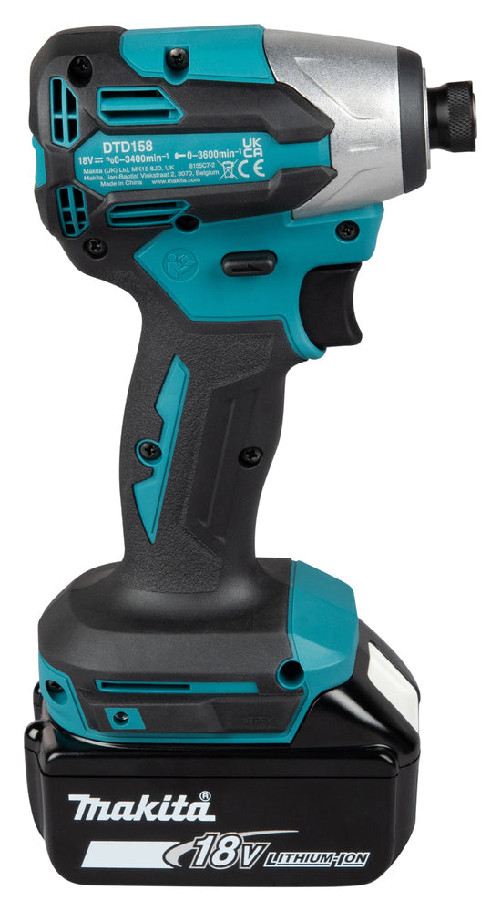 Makita DTD158Z Skruemaskine 18V Batteri og lader ikke inkluderet