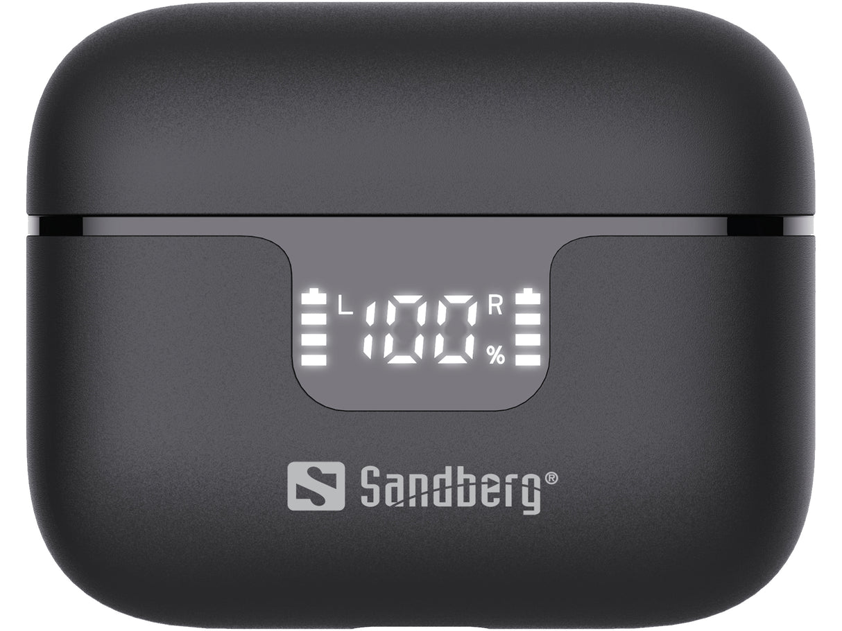 Sandberg 126-52 hovedtelefoner/headset True Wireless Stereo (TWS) I ørerne Musik/hverdag Bluetooth Sort