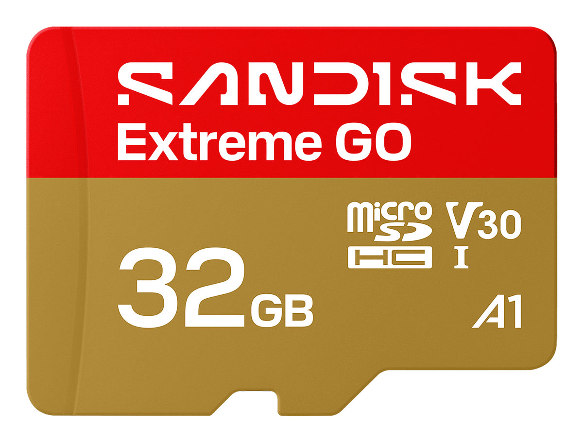 SanDisk Extreme Go microSDHC UHS-I Memory Card 32GB 100MB/s