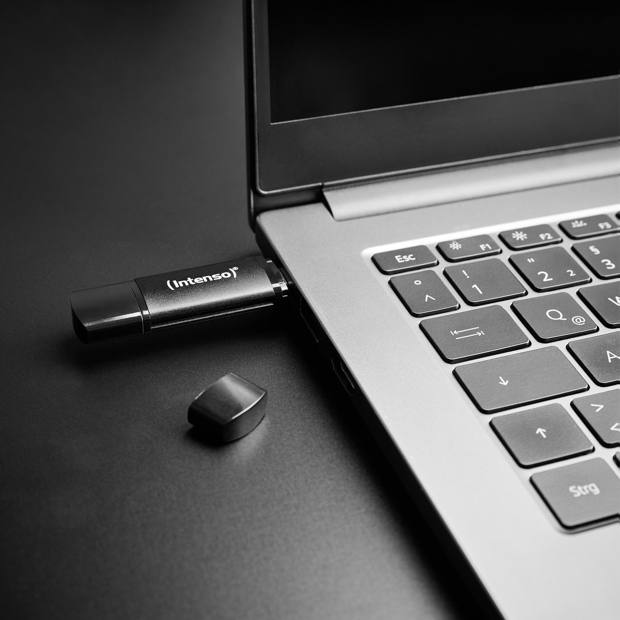 Intenso 3544491 USB-nøgle 128 GB USB Type-A / USB Type-C 3.2 Gen 1 (3.1 Gen 1) Sort