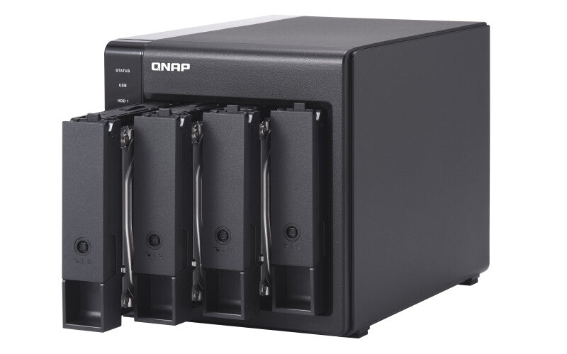 QNAP TR-004 drevkabinet HDD/SSD kabinet Sort 2.5/3.5"