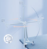 Baseus Holder med klips til smartphone eller tablet (sølv)