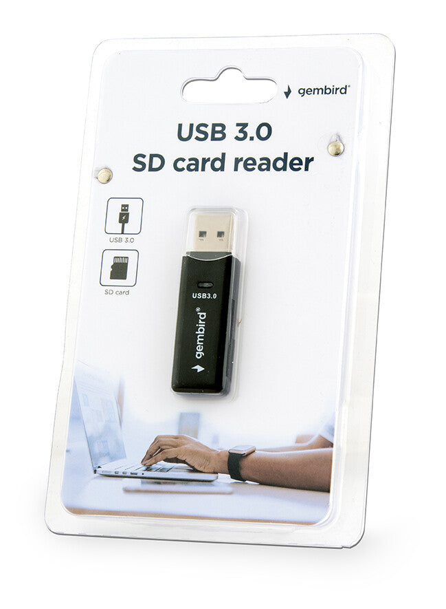 Gembird UHB-CR3-01 kortlæser USB Sort