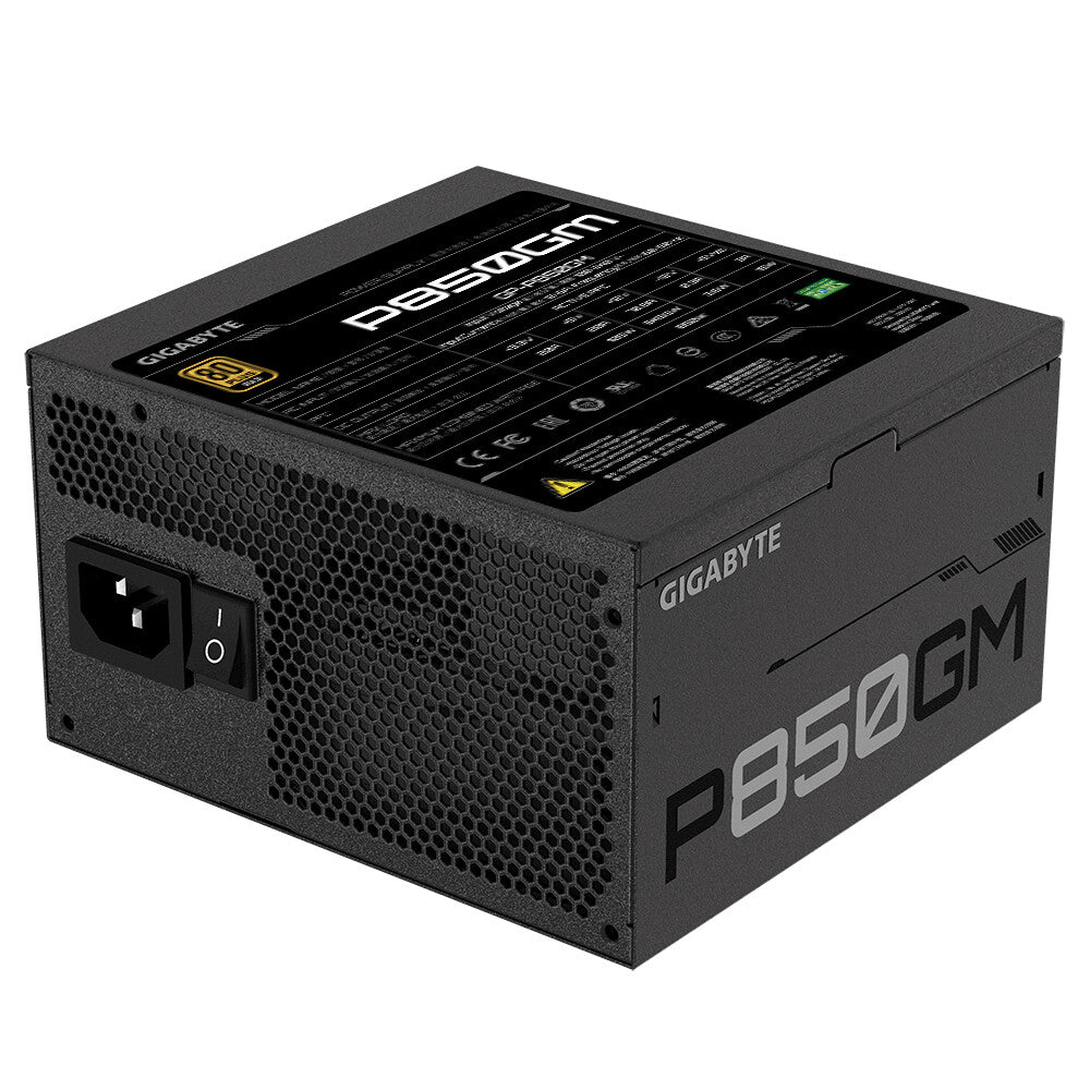 GIGABYTE P850GM enhed til strømforsyning 850 W 20+4 pin ATX ATX Sort