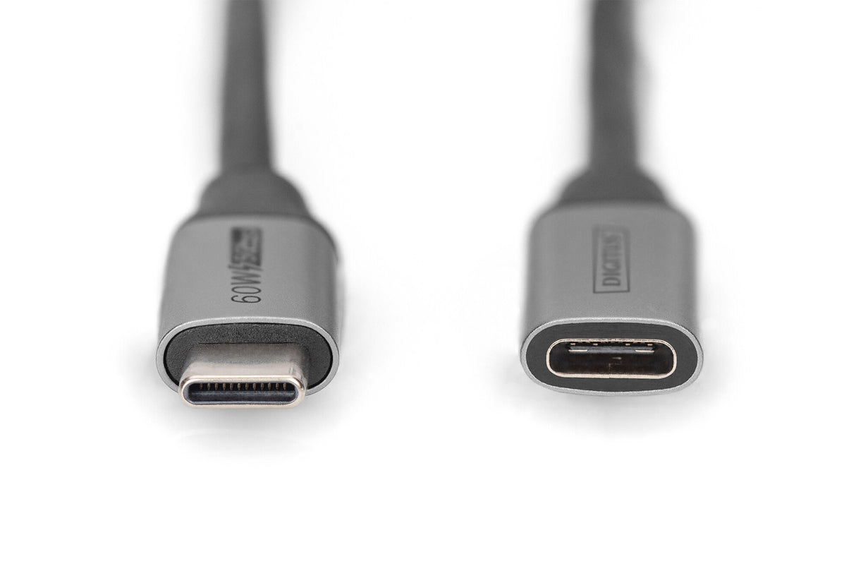 Digitus DB-300230-010-S USB-kabel USB 3.2 Gen 1 (3.1 Gen 1) 1 m USB C 5 Gbit/sek. 60 W Sort