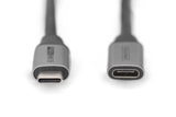 Digitus DB-300230-010-S USB-kabel USB 3.2 Gen 1 (3.1 Gen 1) 1 m USB C 5 Gbit/sek. 60 W Sort