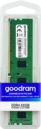 Goodram GR3200D464L22/16G hukommelsesmodul 16 GB 1 x 16 GB DDR4 288-pin DIMM