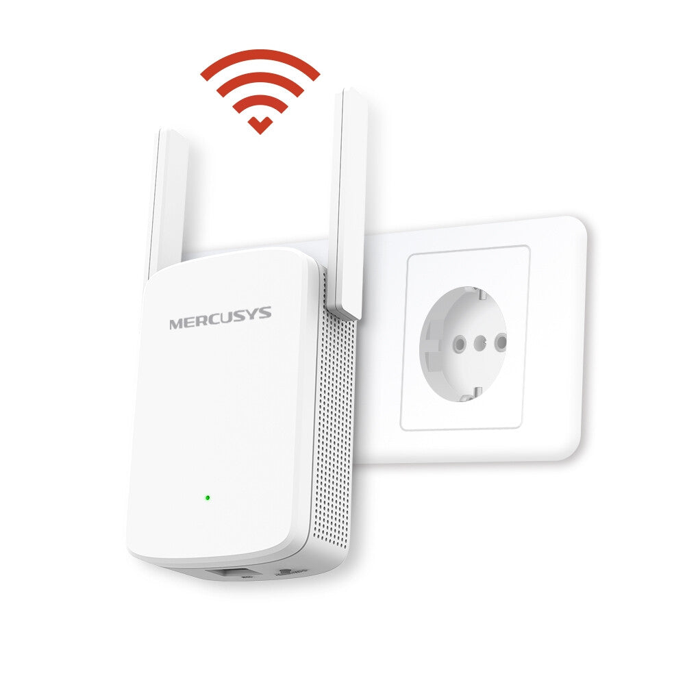 Mercusys ME30 netværk forlænger Netværksgentager Hvid 10, 100 Mbit/s