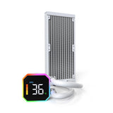 Montech HyperFlow Digital 240 Processor Alt-i-en væskekøler 12 cm Hvid 1 stk