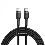 Baseus Cafule USB-kabel 2 m USB C 0,48 Gbit/sek. 60 W Sort, Grå