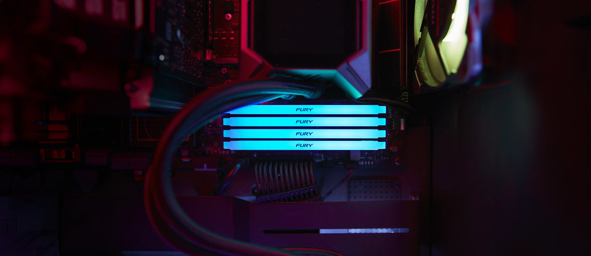 Kingston Technology FURY Beast 16GB 3200MT/s DDR4 CL16 DIMM (Sæt med 2) RGB