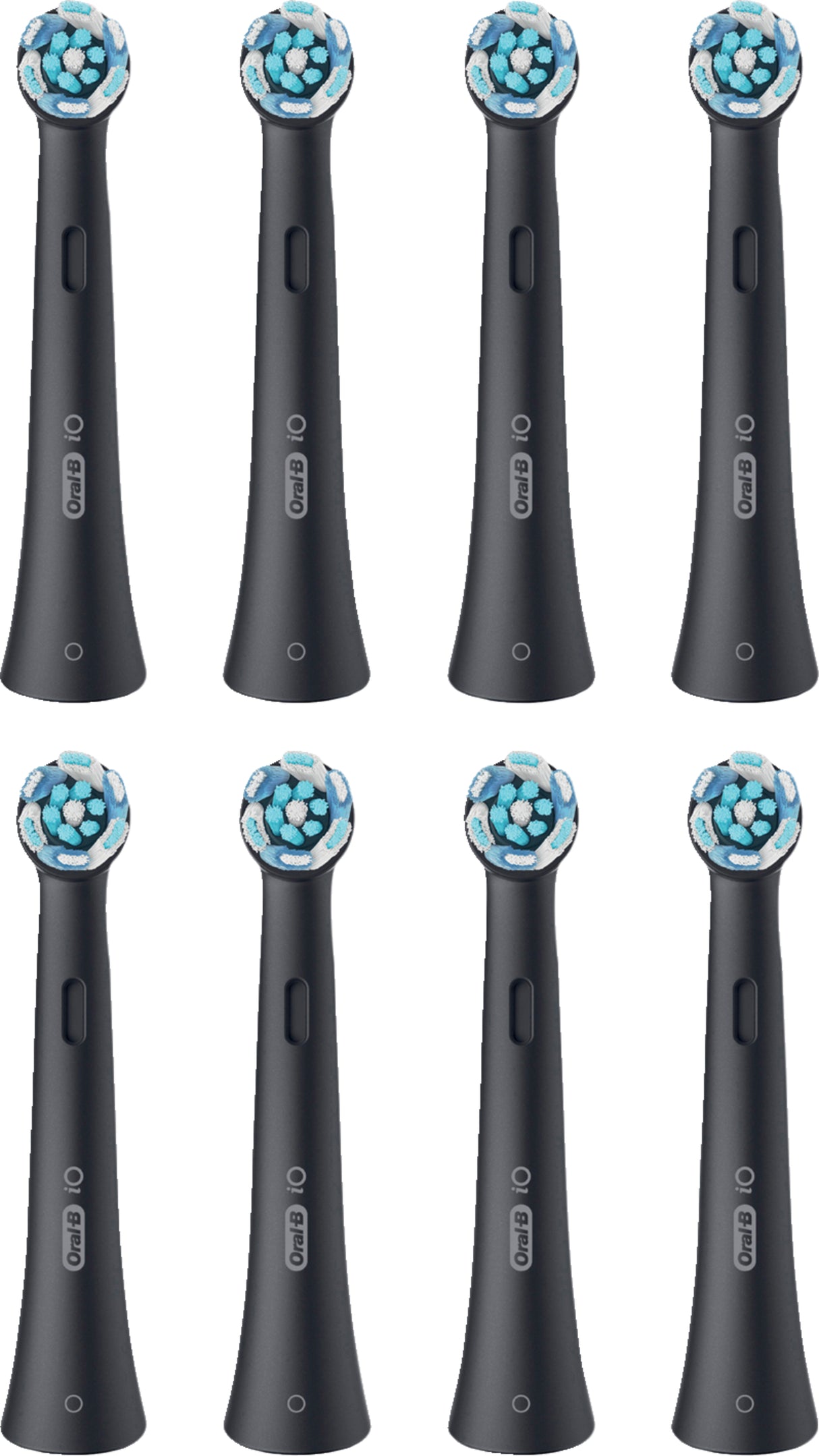 Oral-B iO Ultimate Clean Børstehoveder Sort, 8 stk.