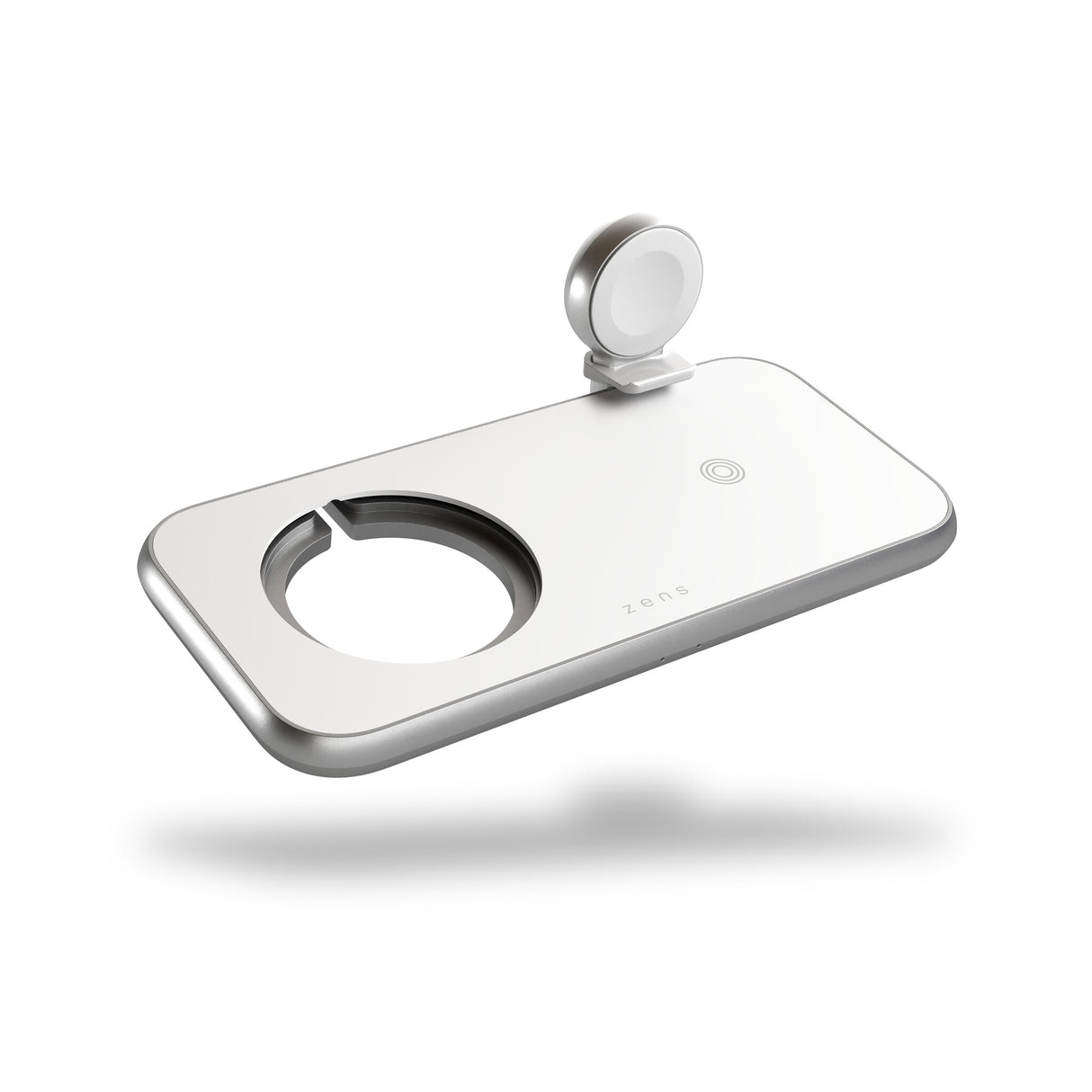 ZENS ZEDC17W/00 oplader til mobil enhed Universel Sølv, Hvid USB Trådløs opladning Indendørs
