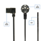 Gembird PC-186A-VDE1B-1.5M el-ledning Sort 1,5 m Strømstik type F IEC C13
