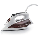 Techwood TFV-2408C strygejern Tør & dampstrygejern Keramisk strygesål 2400 W Brun, Hvid
