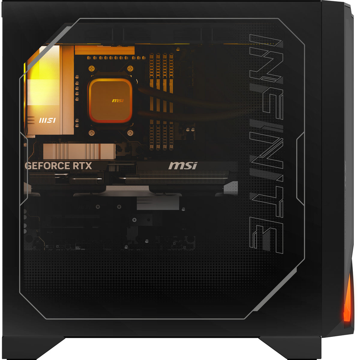 MSI MPG Infinite Z3 X3D 7NVRR7-875EU AMD Ryzen™ 7 7800X3D 32 GB DDR5-SDRAM 1 TB SSD NVIDIA GeForce RTX 5070 Windows 11 Home Desktop PC Sort