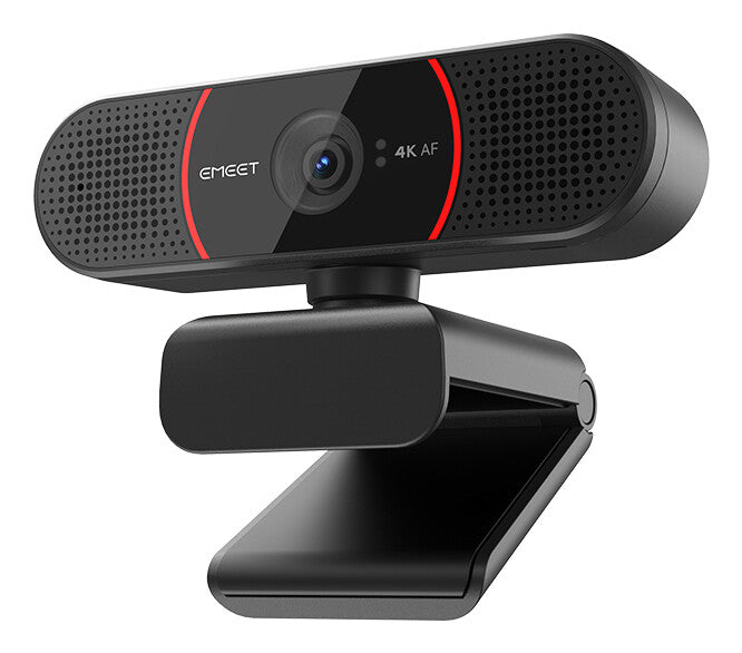 eMeet C960 4K webcam 3840 x 2160 pixel USB Sort, Rød