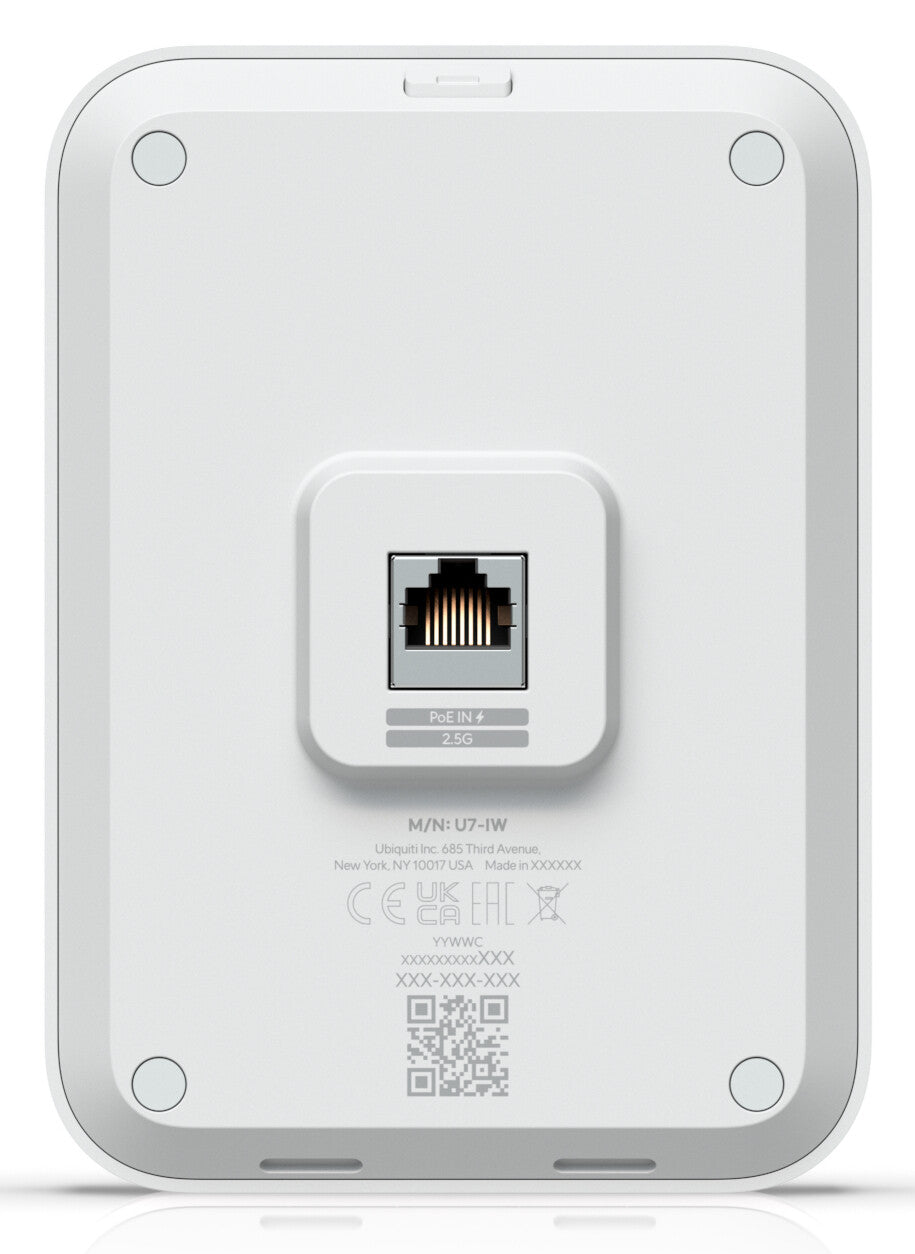 Ubiquiti U7 In-Wall 4300 Mbit/s Hvid Strøm over Ethernet (PoE)