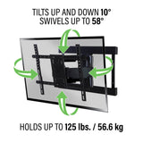 SANUS VLFS820-B2 tv-beslag 2,29 m (90") Sort